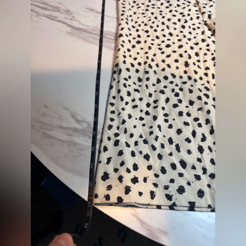 Pact Cream Smocked Spaghetti-Strap Wide-Leg Jumpsuit with Leopard Dot - Picture 5 of 7
